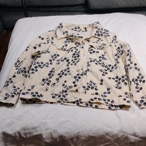 Saint Tropez West women's button down top.